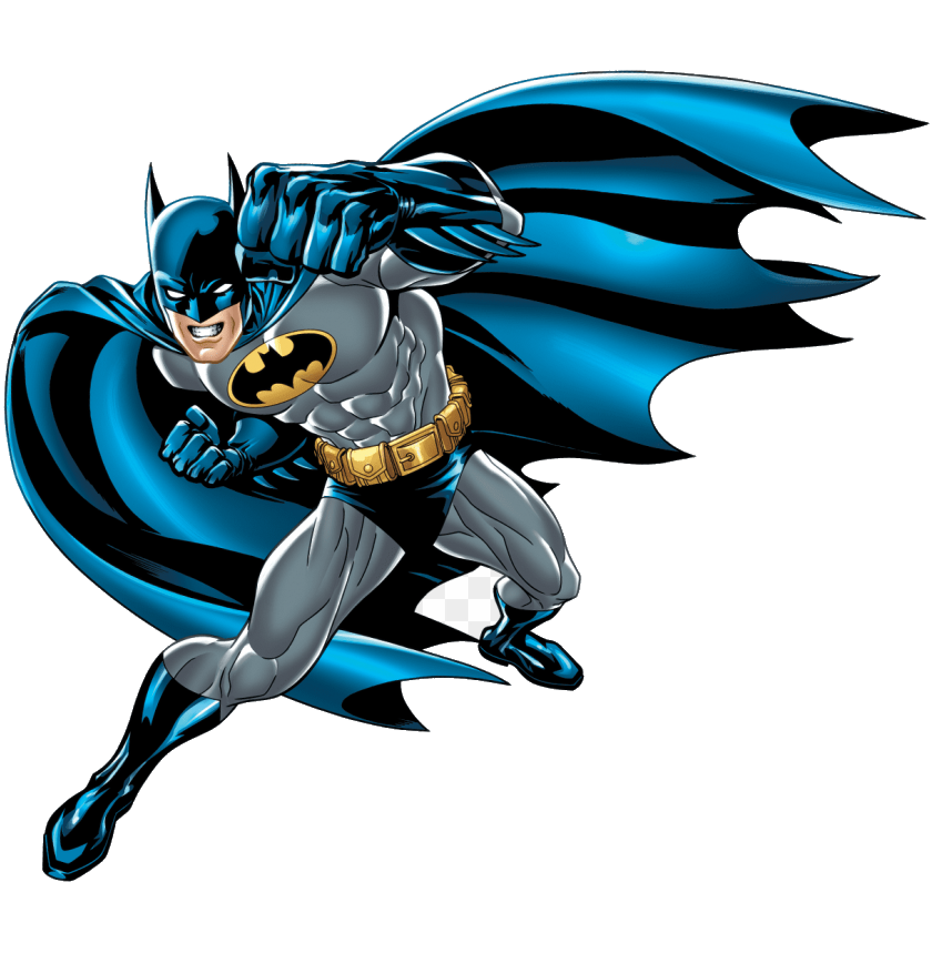 Batman charging forward in the Gotham arena