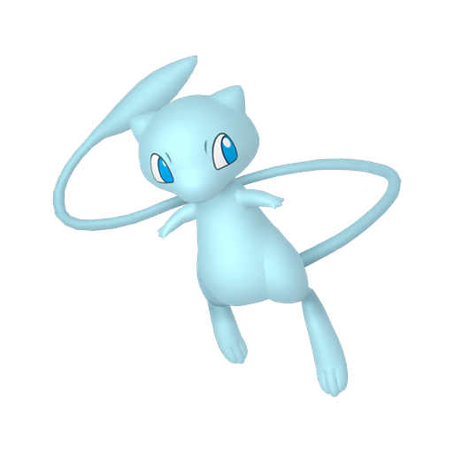 Shiny Mew psychic pose